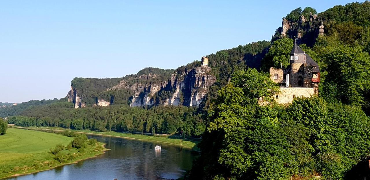 Sonniges Eck Ferienwohnung 2 Rathen Esterno foto